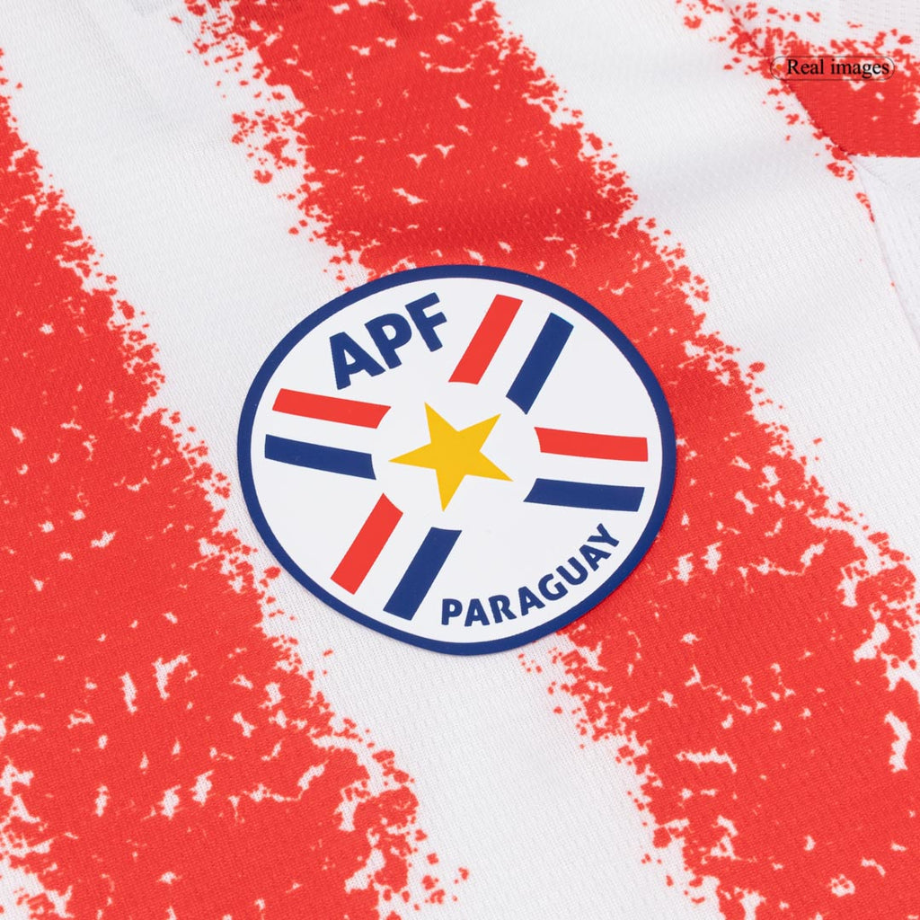 Paraguay Home Soccer Jersey World Cup 2026 Red & White