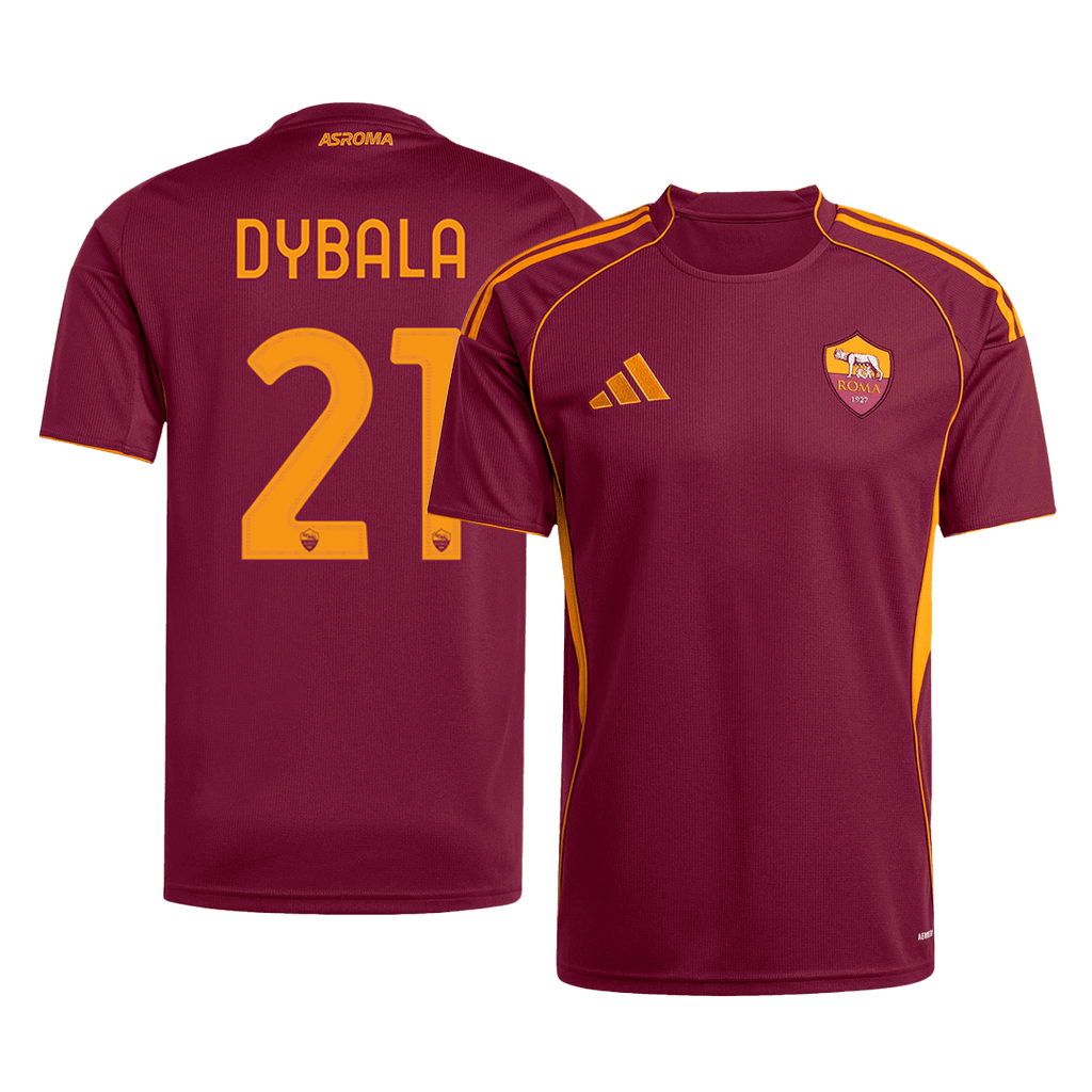 DYBALA #21 Roma Home Soccer Jersey 2025/26 Red
