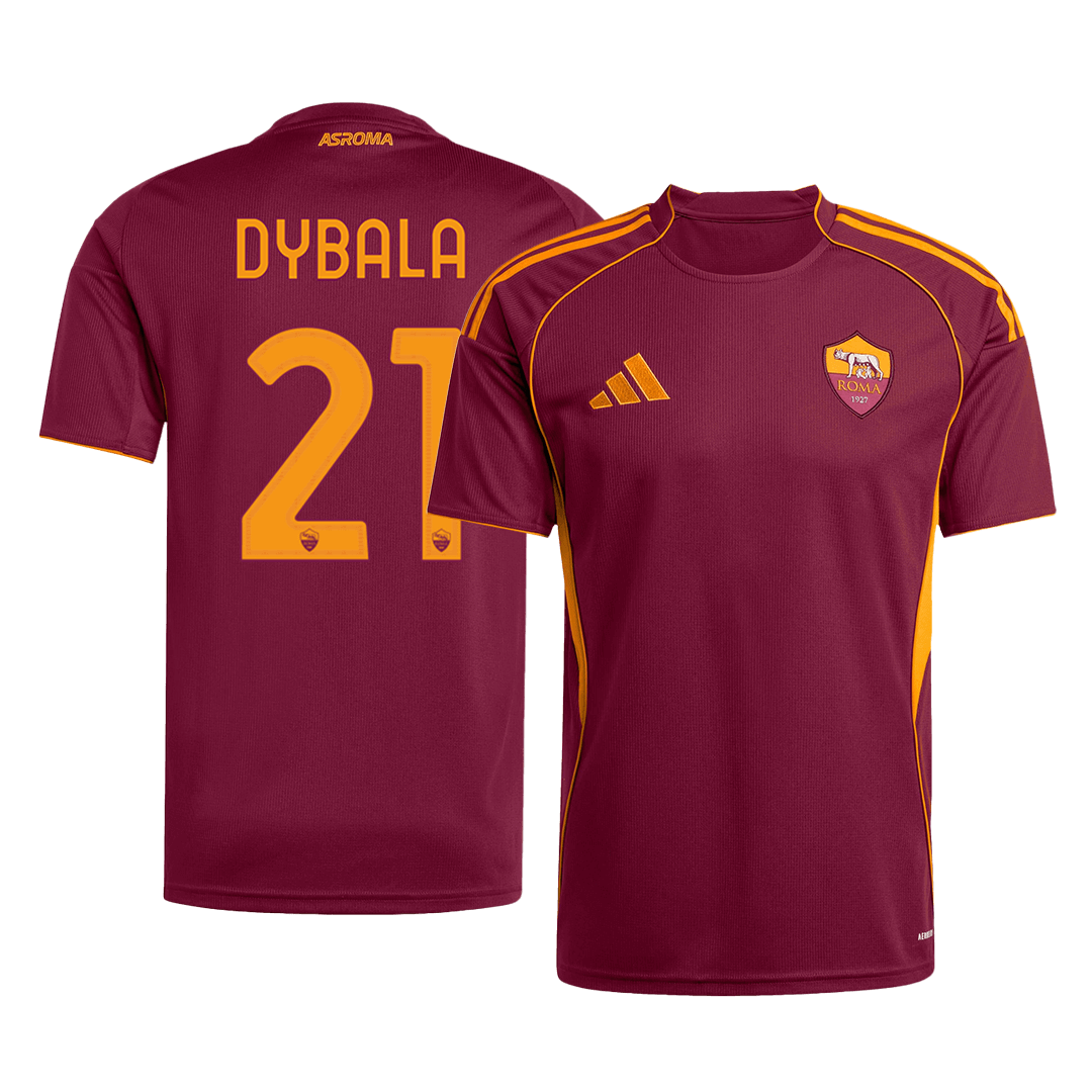 DYBALA #21 Roma Home Soccer Jersey 2025/26 Red
