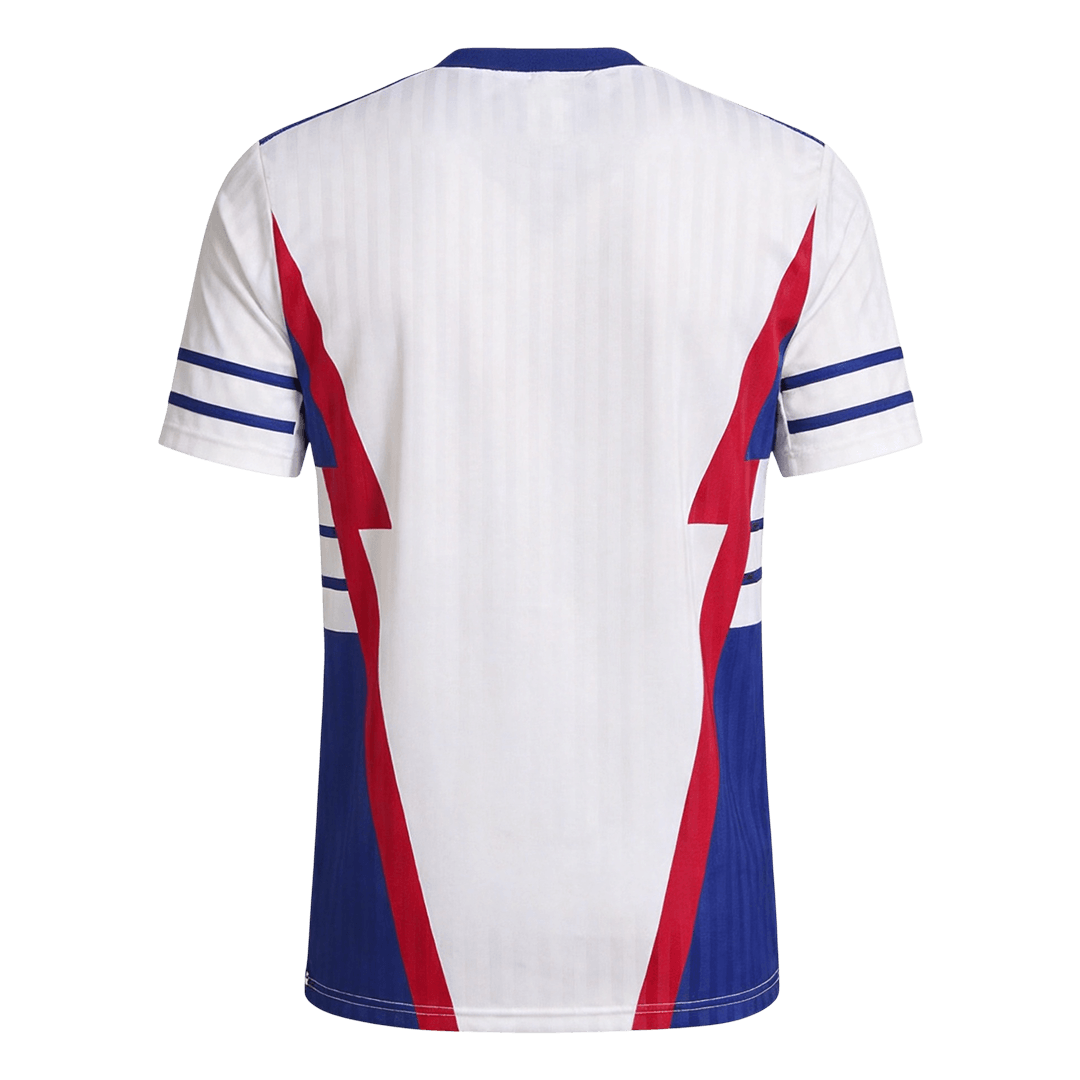 Men Retro Fan Version Yugoslavia Away Soccer Jersey 1990 White