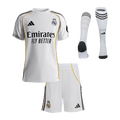 Kids Real Madrid 2025/26 Home Full Soccer Kit