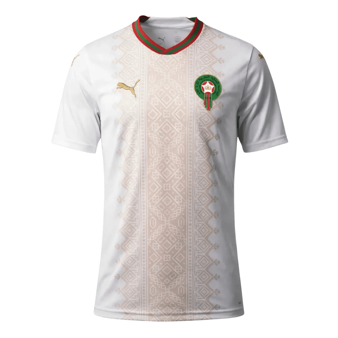 Morocco Away Soccer Jersey World Cup 2026 White