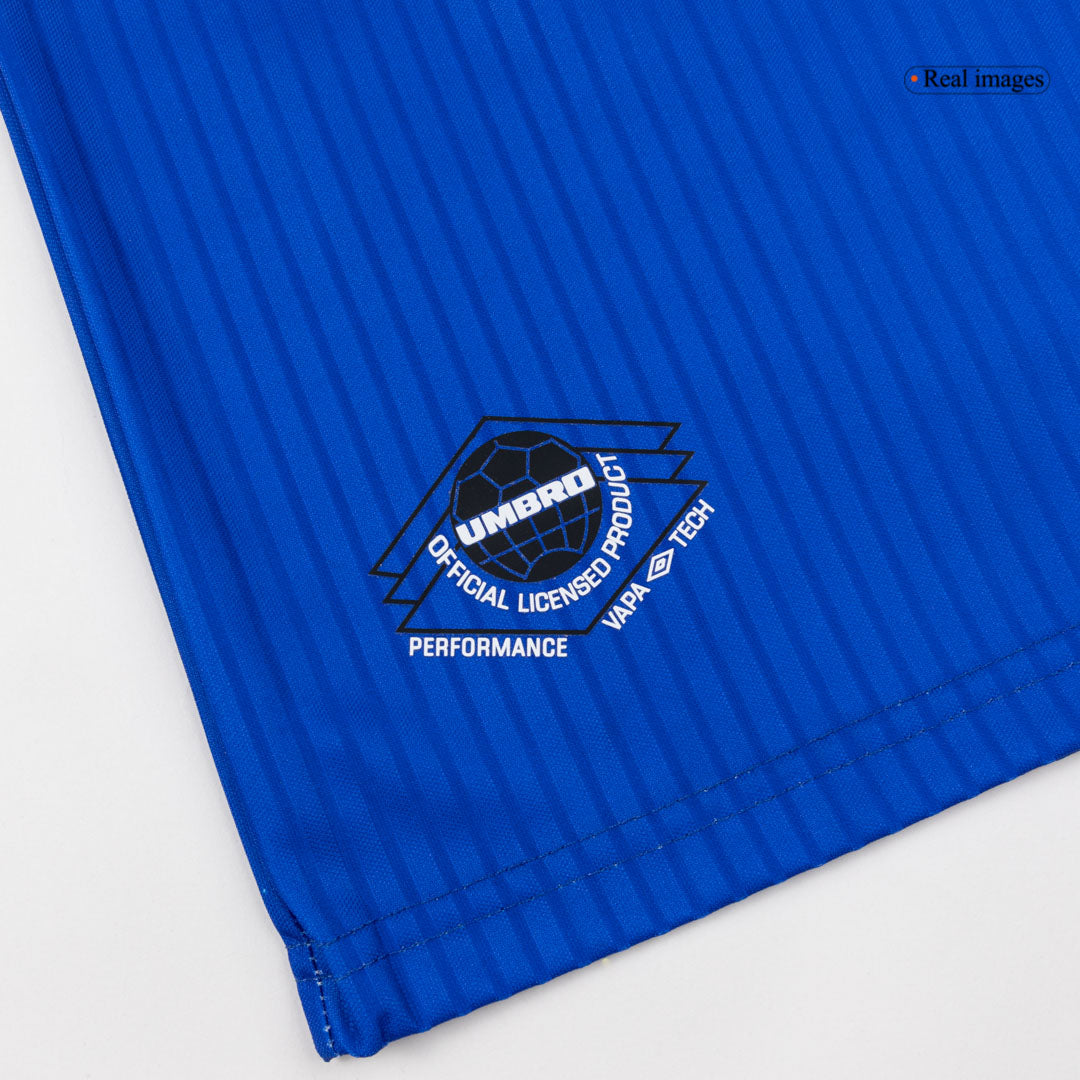 Retro 96/97 Manchester United Third Soccer Jersey Blue