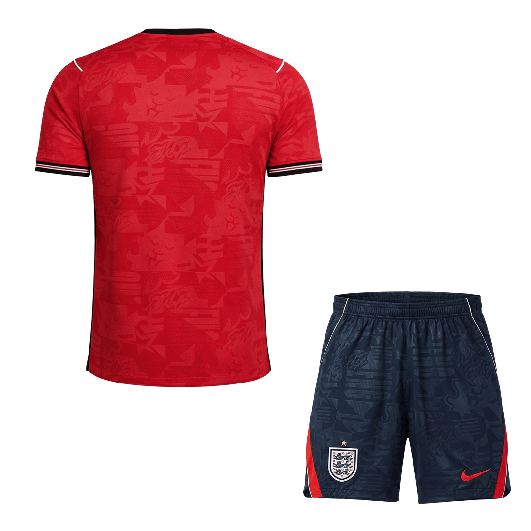 England Away Soccer Jersey Kit(Jersey+Shorts) World Cup 2026