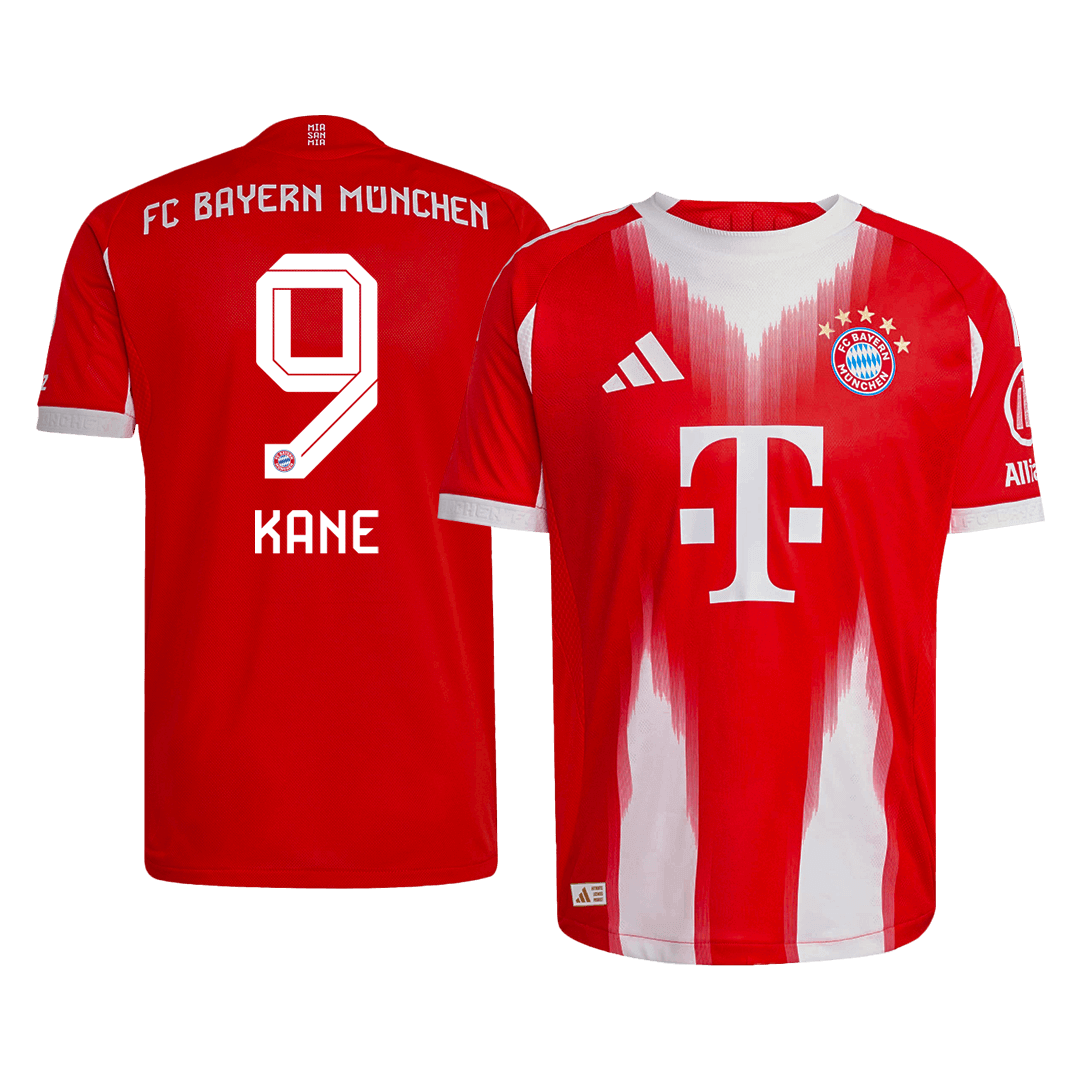 Bayern Munich 2025/26 Home Soccer Jersey - KANE #9 - Player Version