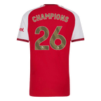 CHAMPIONS #26 Player Version Arsenal Premier League Champions Home Soccer Jersey 2026/27 Red