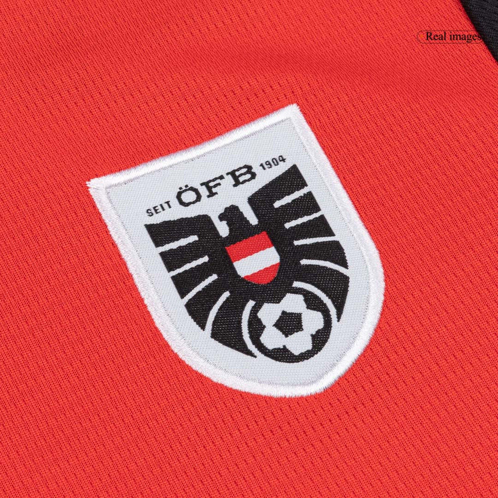 Kid's Austria Home Soccer Jersey Kit(Jersey+Shorts) World Cup 2026 Red
