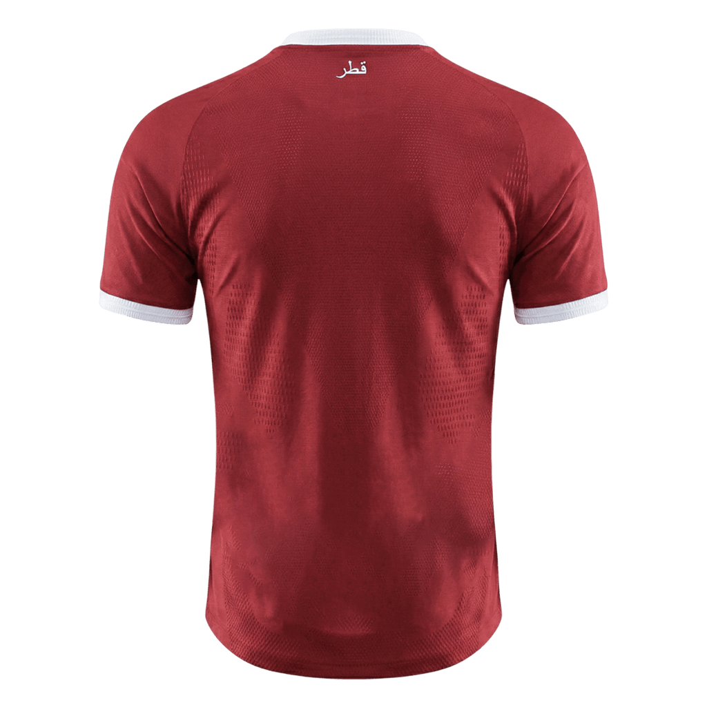 Player Version Qatar Home Soccer Jersey World Cup 2026 Red