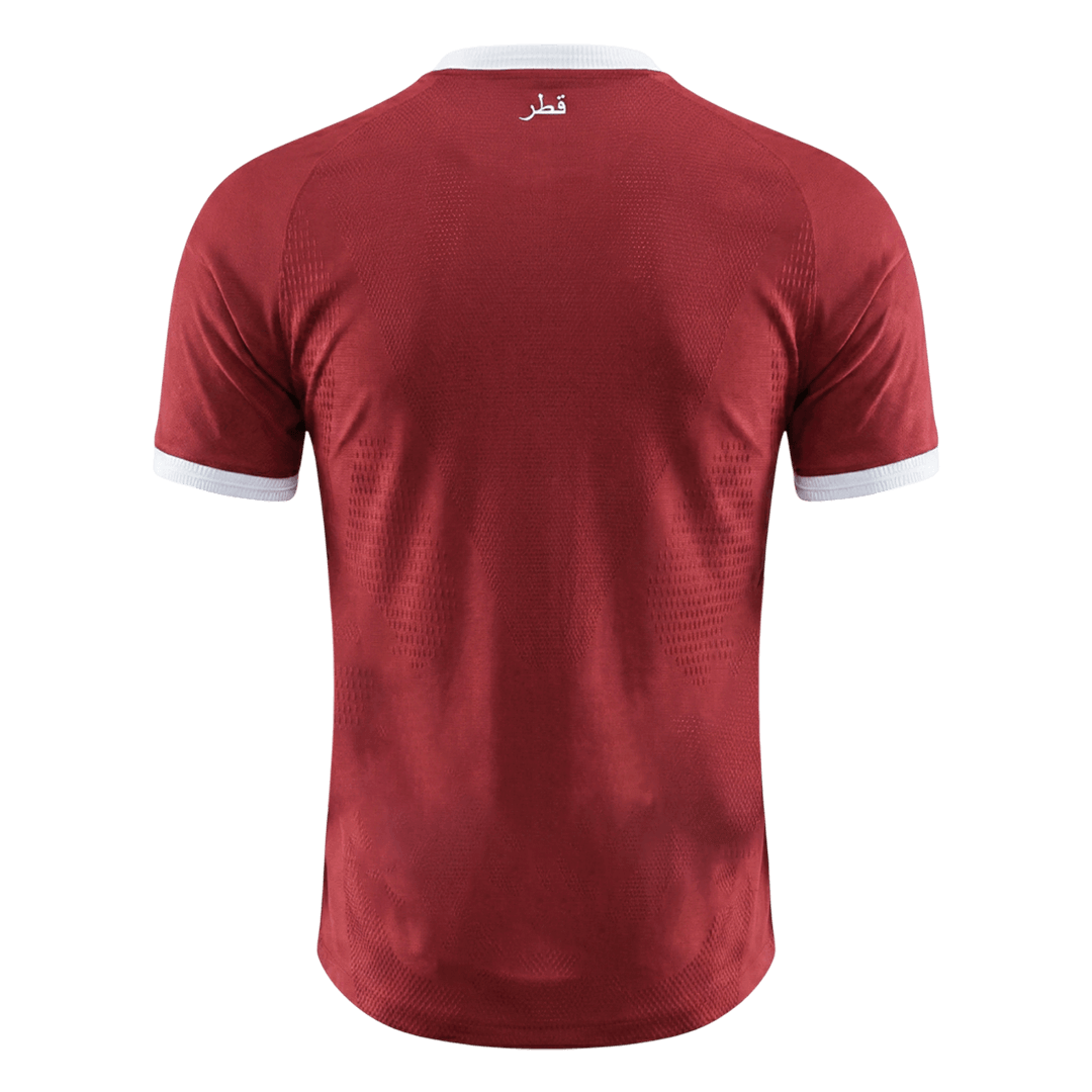 Player Version Qatar Home Soccer Jersey World Cup 2026 Red