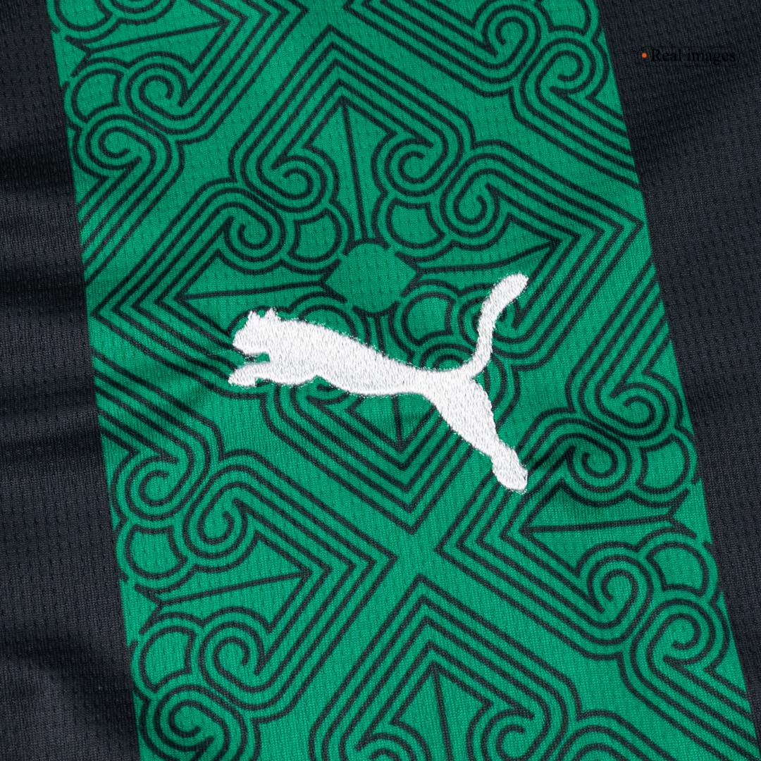 THAUVIN#10 RC Lens Away Soccer Jersey 25/26 Green&Black