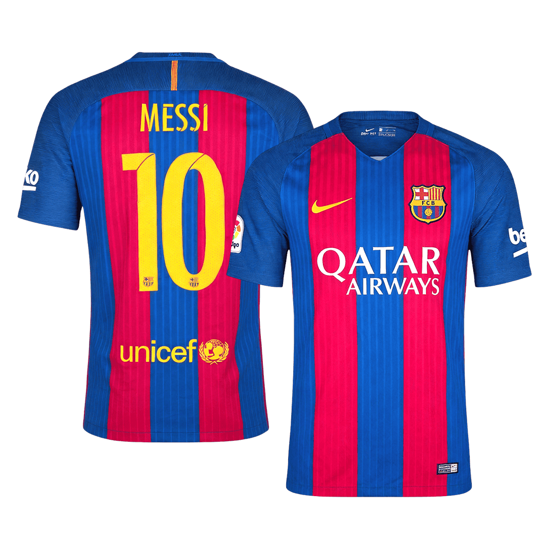 MESSI #10 Retro Barcelona Home Jersey 2016/17