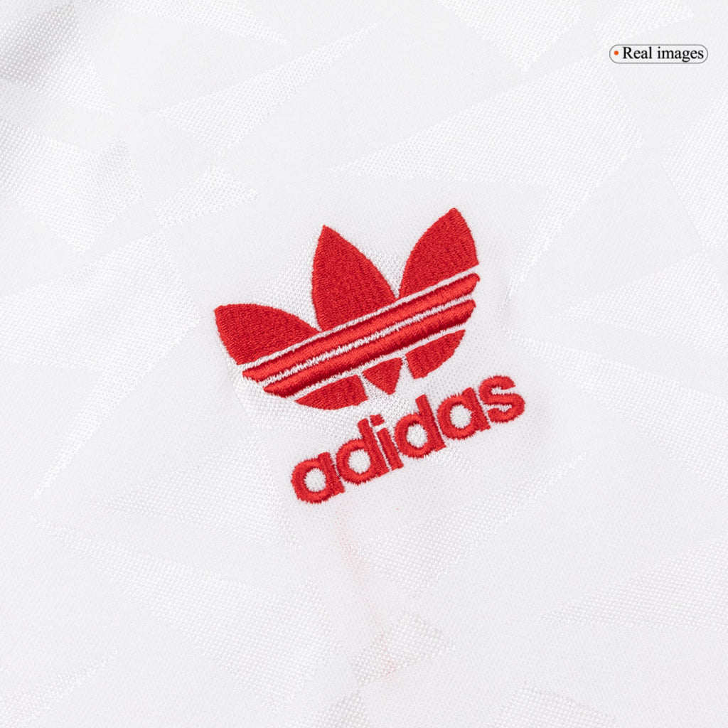 Retro 1991 Manchester United Away Soccer Jersey White