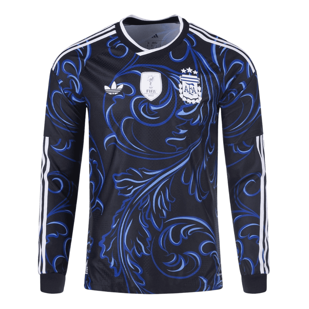 Men Fan 2026 Argentina Away Long Sleeve Navy