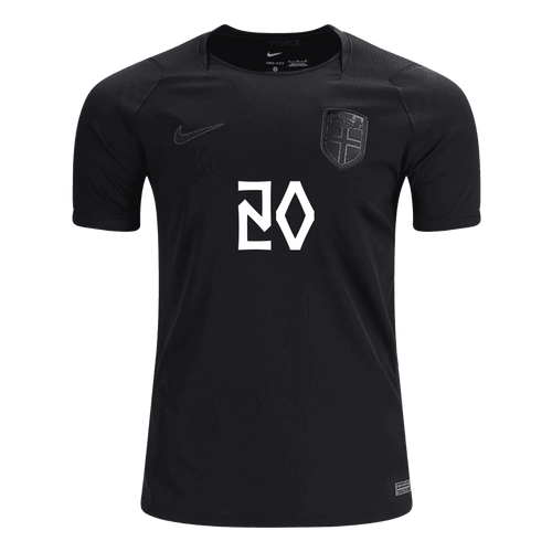 NUSA #20 Norway Away Soccer Jersey World Cup 2026 Black