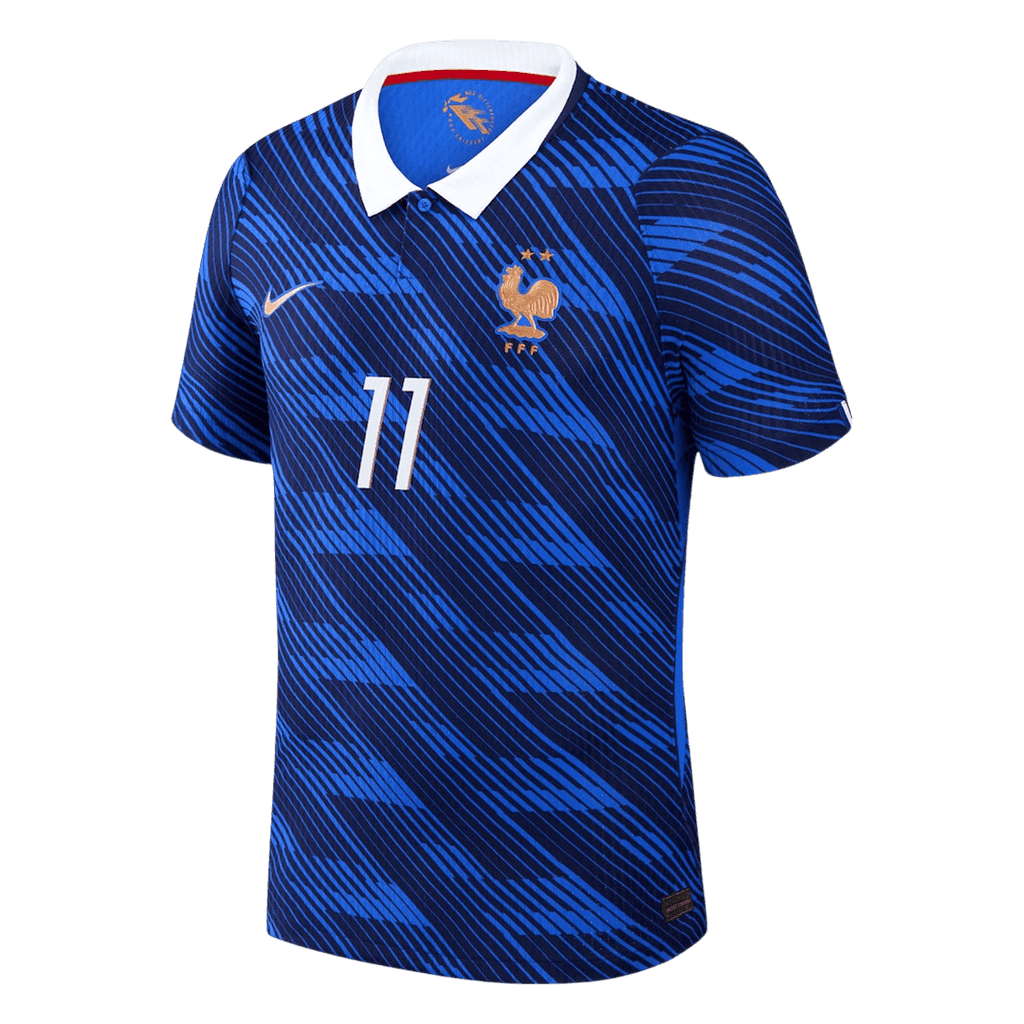 OLISE #11 Player Version France Home Soccer Jersey World Cup 2026 Blue