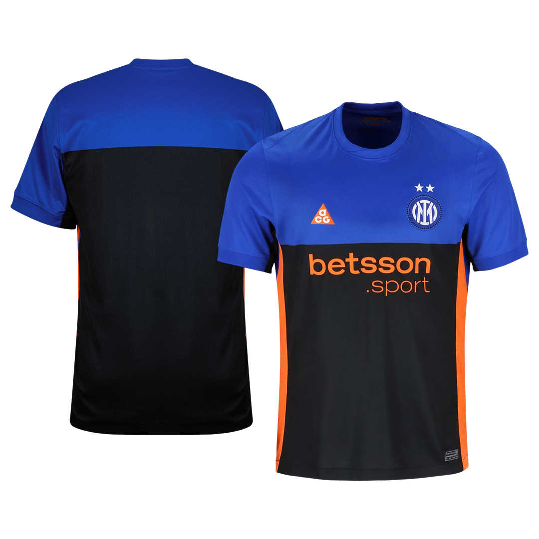 Inter Milan Fourth Soccer Jersey 25/26 Black&Blue