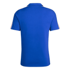Men Retro Fan Version 1984 France Home Soccer Jersey Short Sleeve Blue