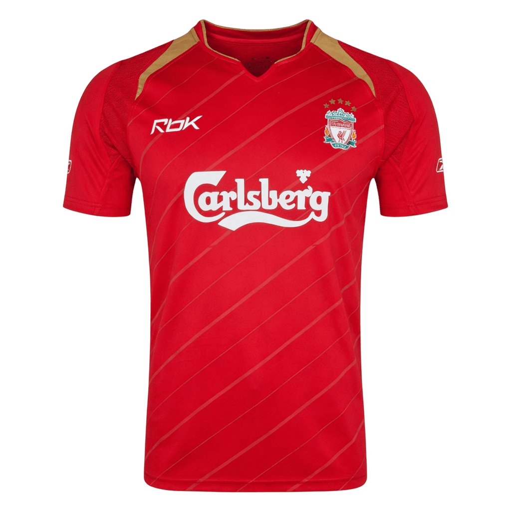 Retro 05/06 Liverpool Home Soccer Jersey Red