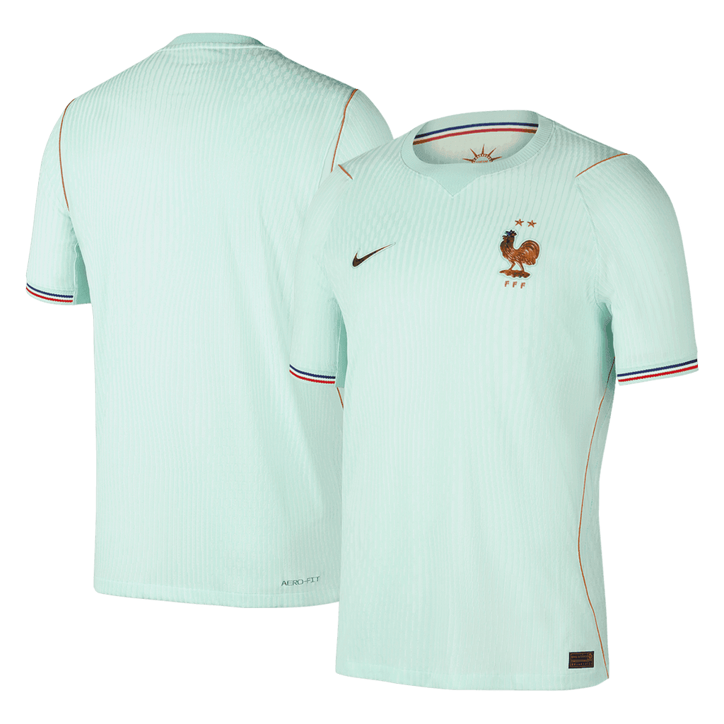 Player Version France Away Soccer Jersey World Cup 2026 Green