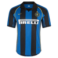 Men Retro Fan Version 2001/02 Inter Milan Home Soccer Jersey Blue&Black