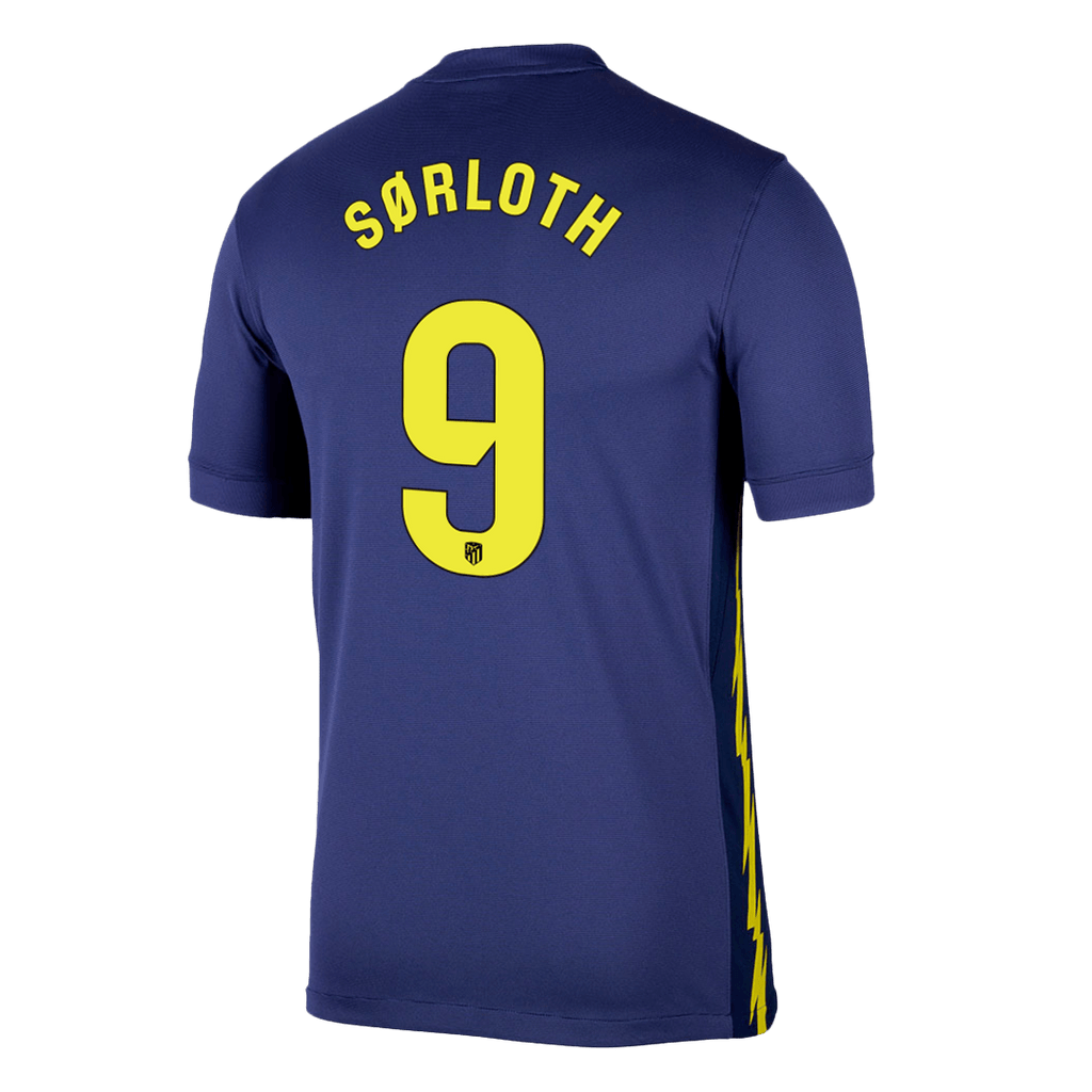 SØRLOTH #9 Atletico Madrid Away Soccer Jersey 2025/26 Navy