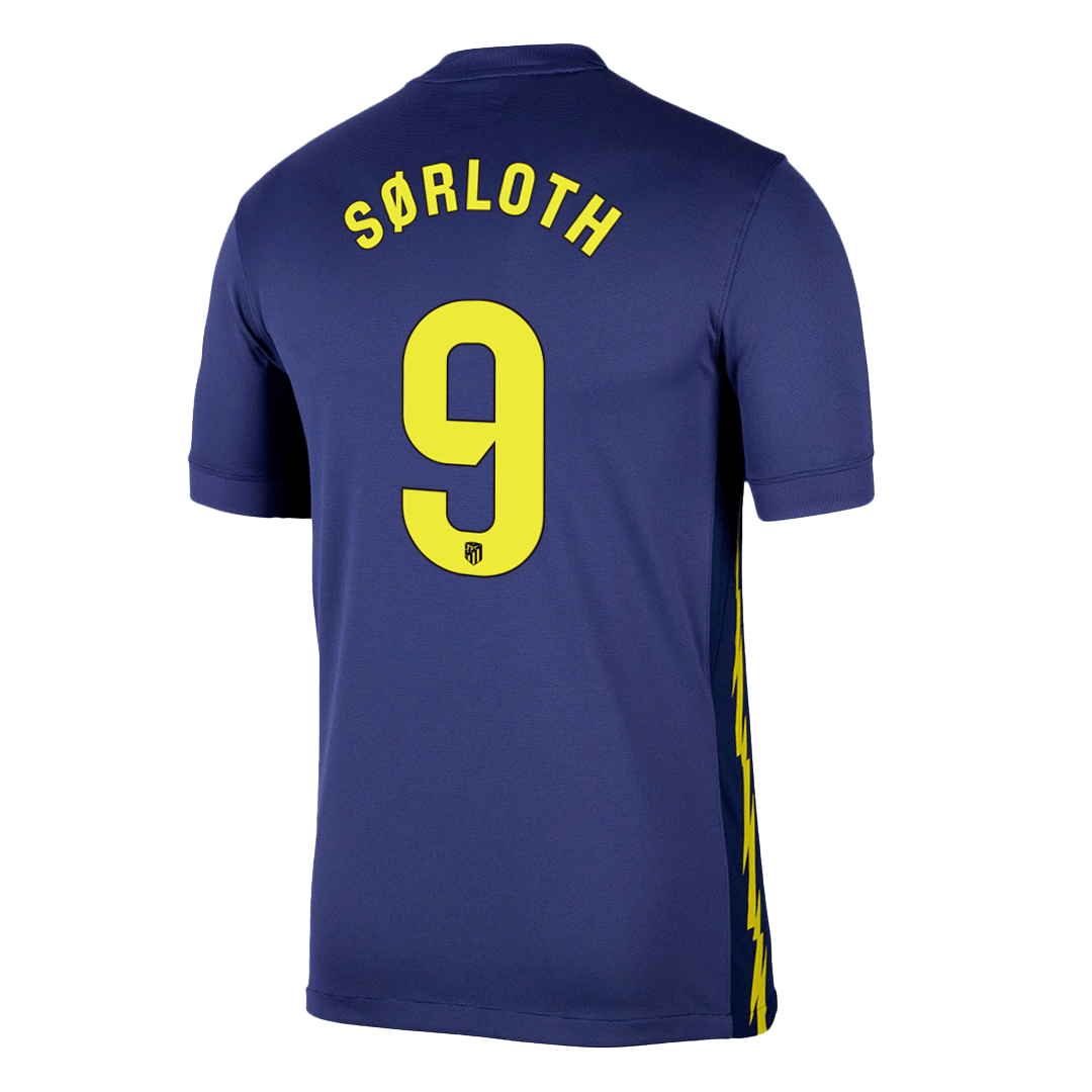 SØRLOTH #9 Atletico Madrid Away Soccer Jersey 2025/26 Navy