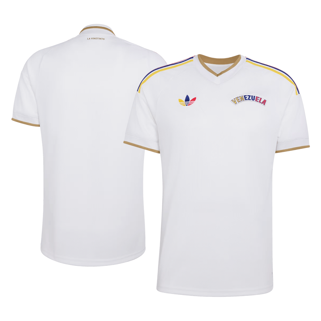 Venezuela Away Soccer Jersey World Cup 2026 White