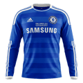 Retro 11/12 Chelsea Home Champions League Long Sleeve Jersey Blue