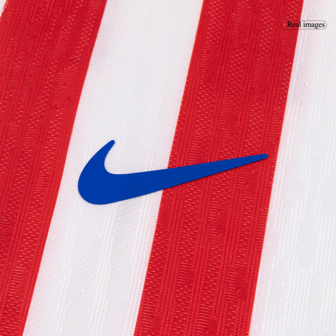 SØRLOTH #9 Player Version  Atletico Madridl Home Soccer Jersey 25/26 Red&White