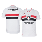Men Fan Version Sao Paulo Home Soccer Jersey 2026 White