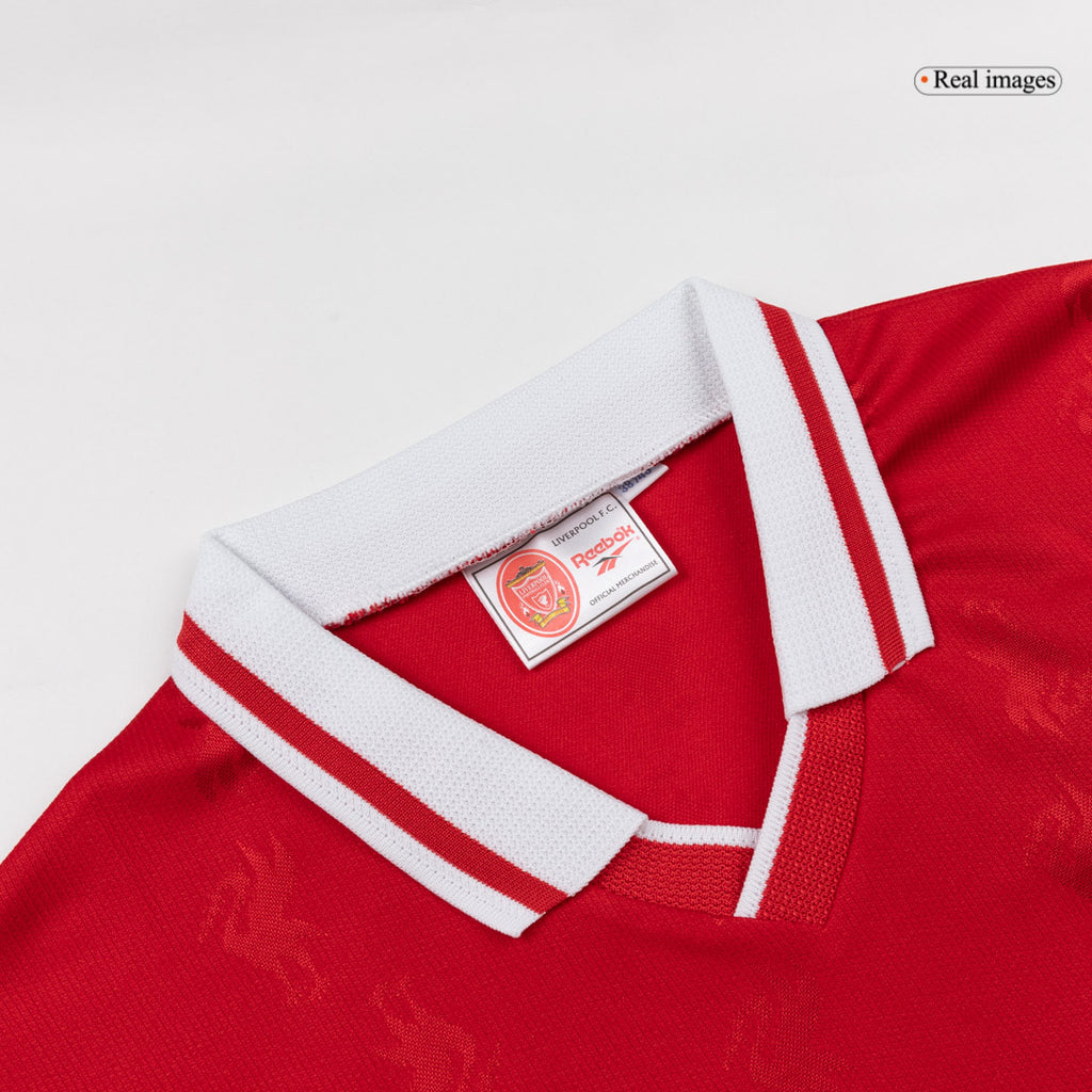 Retro 96/97 Liverpool Home Soccer Jersey Red