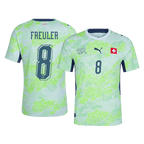REULER #8 Player Version Switzerland Away Soccer Jersey World Cup 2026 Green