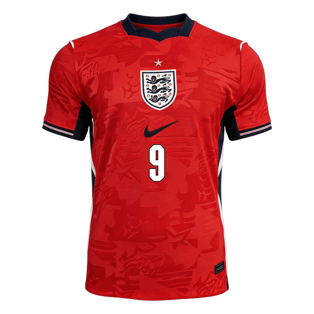 KANE #9 Player Version England Away Soccer Jersey World Cup 2026 Red