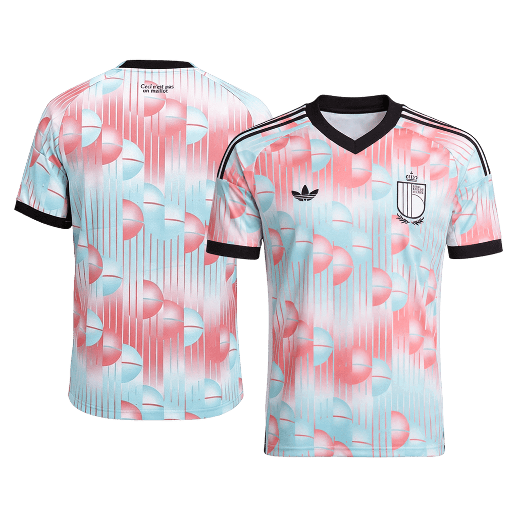 Belgium Away Soccer Jersey World Cup 2026 Blue&Pink