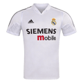 Men Retro Fan Version 04/05 Real Mardid Home Soccer Jersey Short Sleeve White