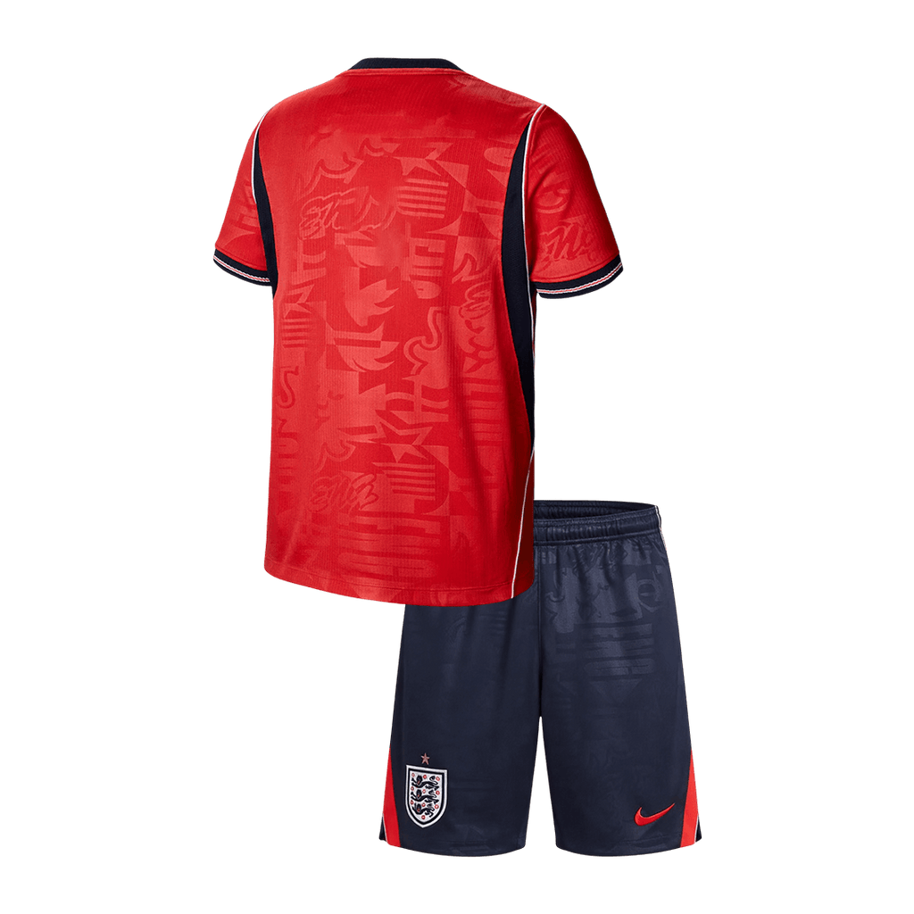 Kid's England Away Soccer Jersey Kit(Jersey+Shorts) World Cup 2026 White