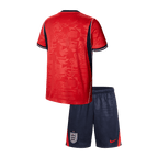 Kid's England Away Soccer Jersey Kit(Jersey+Shorts) World Cup 2026 White