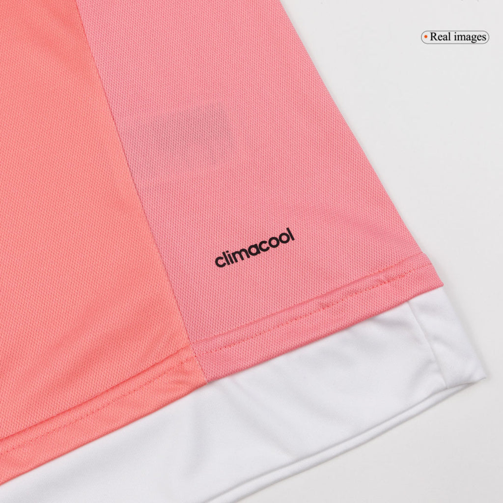 Retro 15/16 Juventus Away Long Sleeve Jersey Pink