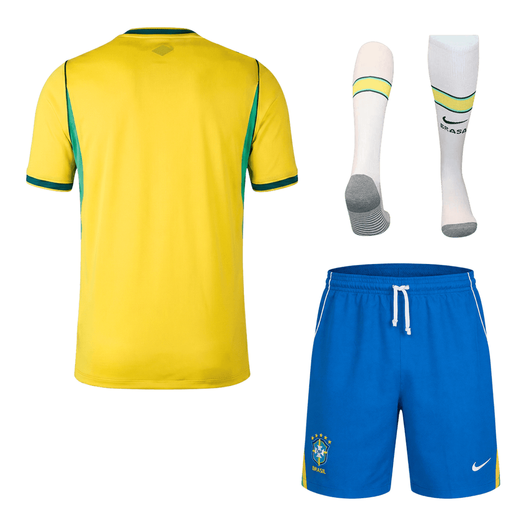 Brazil Home Full Kit (Jersey+Shorts+Socks) World Cup 2026 Yellow