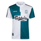 Retro 95/96 Liverpool Away Soccer Jersey Blue&White