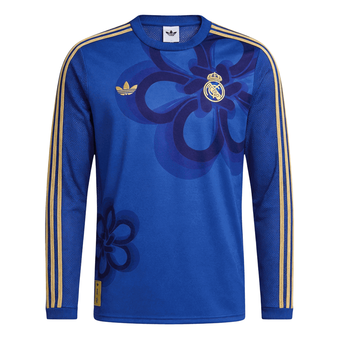 Real Madrid CNY Long Sleeve Soccer Jersey 25/26 Blue