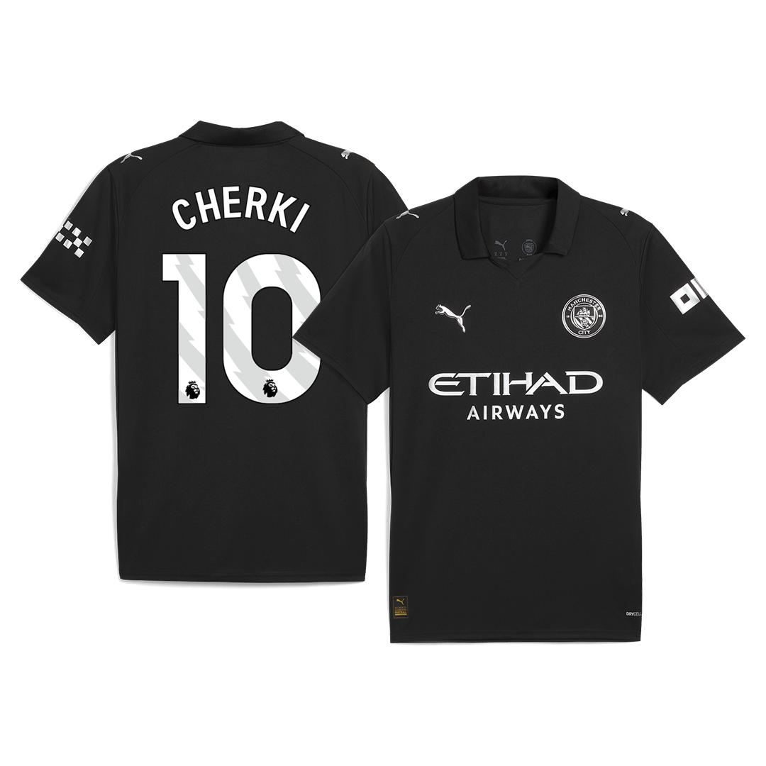 Manchester City 2025/26 Away Soccer Jersey - CHERKI #10