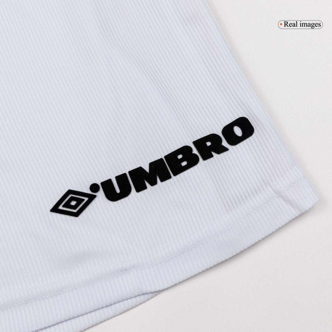 Retro 1998 Manchester United Home Shorts White