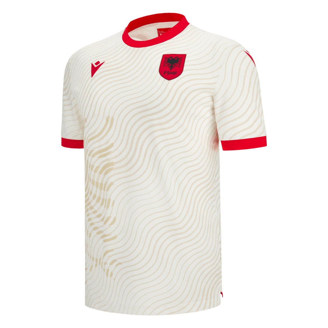 Albania Away Soccer Jersey World Cup 2026 White