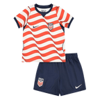 Kids USMNT Home Soccer Jersey Kit(Jersey+Shorts) World Cup 2026 Red&White