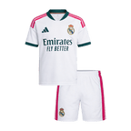 Kids Real Madrid Home Soccer Jersey Kit (Jersey+Shorts) 2026/27 White