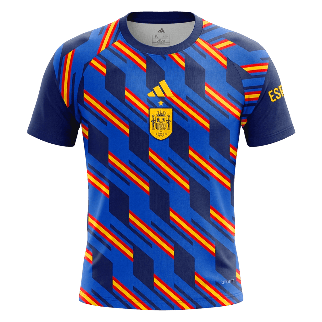 Spain Pre-Match Soccer Jersey World Cup 2026 Navy