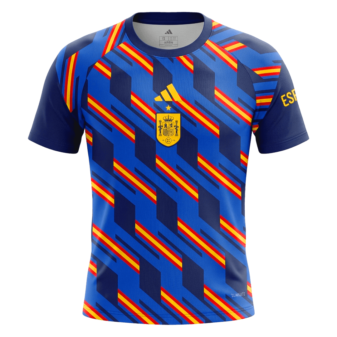 Spain Pre-Match Soccer Jersey World Cup 2026 Navy