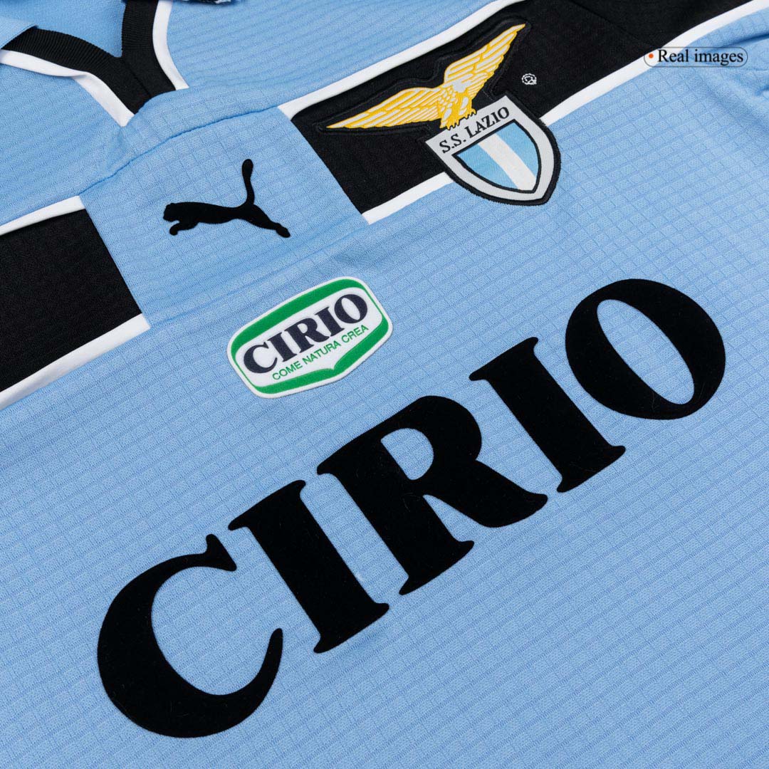 Retro 98/99 Lazio Home Soccer Jersey Blue