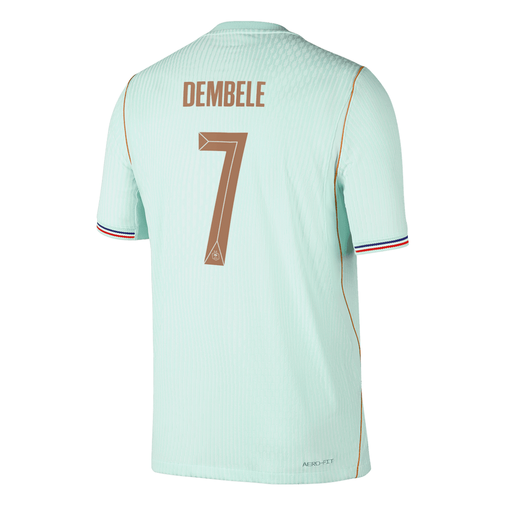 DEMBELE #7 Player Version France Away Soccer Jersey World Cup 2026 Green